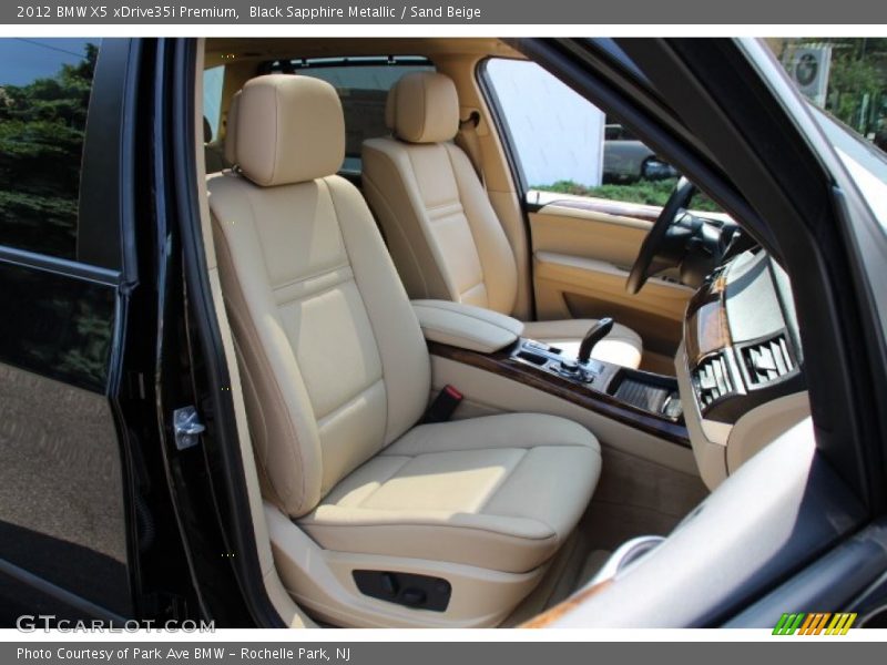 Black Sapphire Metallic / Sand Beige 2012 BMW X5 xDrive35i Premium