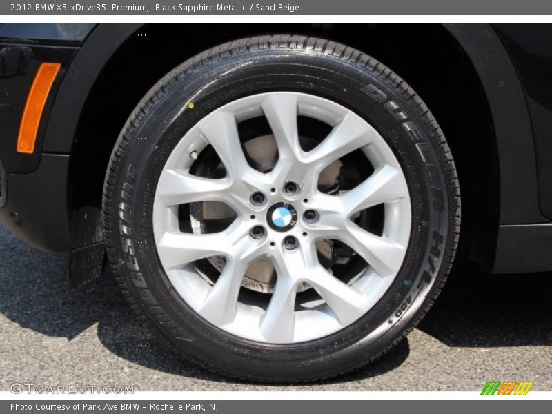 Black Sapphire Metallic / Sand Beige 2012 BMW X5 xDrive35i Premium