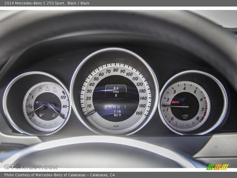 Black / Black 2014 Mercedes-Benz C 250 Sport