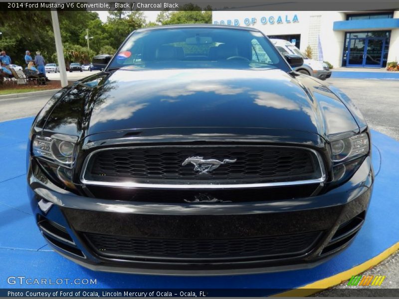 Black / Charcoal Black 2014 Ford Mustang V6 Convertible