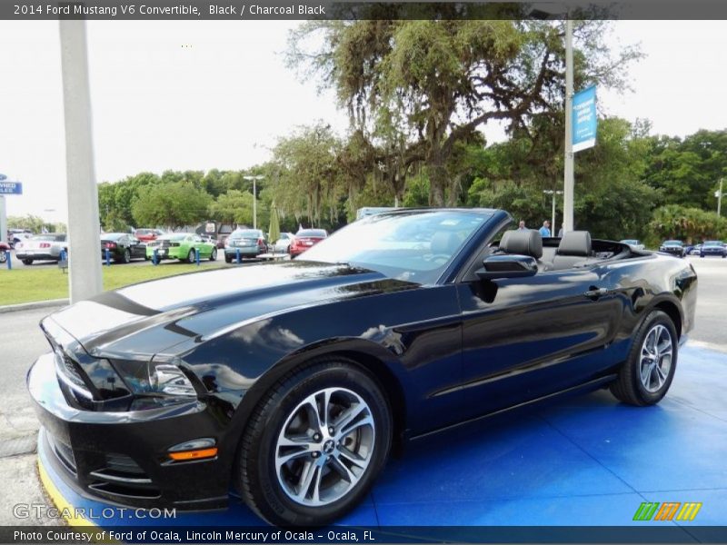 Black / Charcoal Black 2014 Ford Mustang V6 Convertible