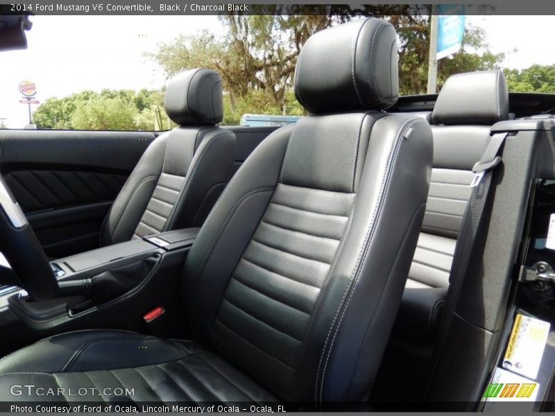 Black / Charcoal Black 2014 Ford Mustang V6 Convertible