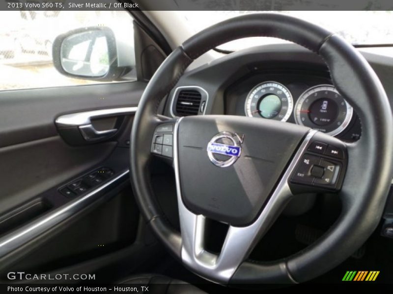 Silver Metallic / Off Black 2013 Volvo S60 T5