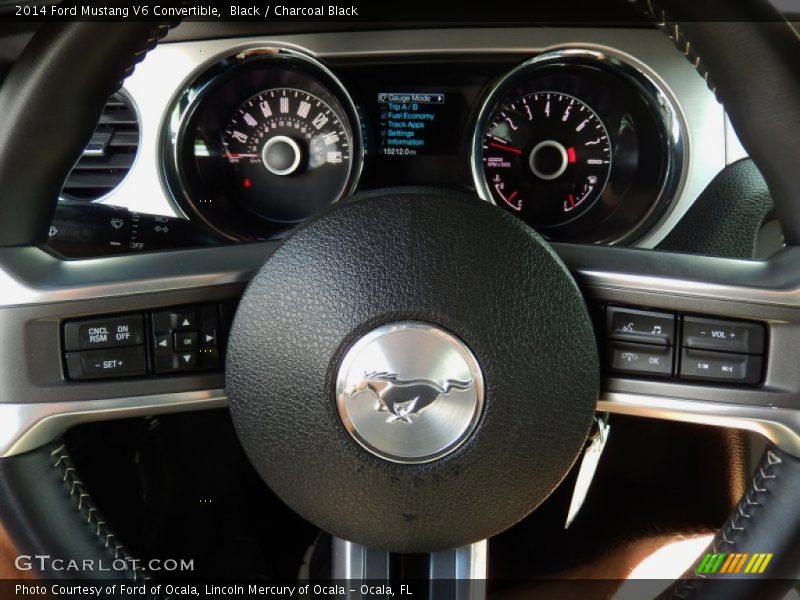 Black / Charcoal Black 2014 Ford Mustang V6 Convertible