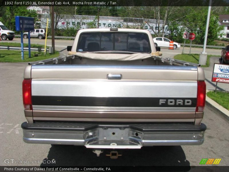 Mocha Frost Metallic / Tan 1992 Ford F150 XL Extended Cab 4x4
