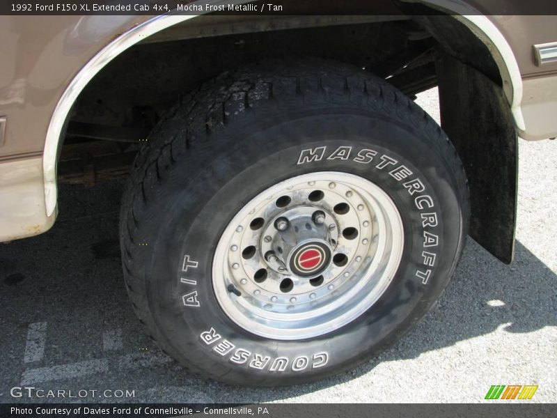 Mocha Frost Metallic / Tan 1992 Ford F150 XL Extended Cab 4x4