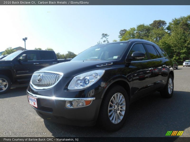 Carbon Black Metallic / Ebony/Ebony 2010 Buick Enclave CX