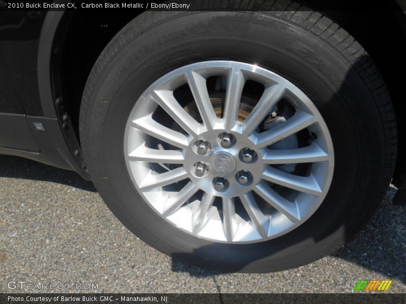 Carbon Black Metallic / Ebony/Ebony 2010 Buick Enclave CX