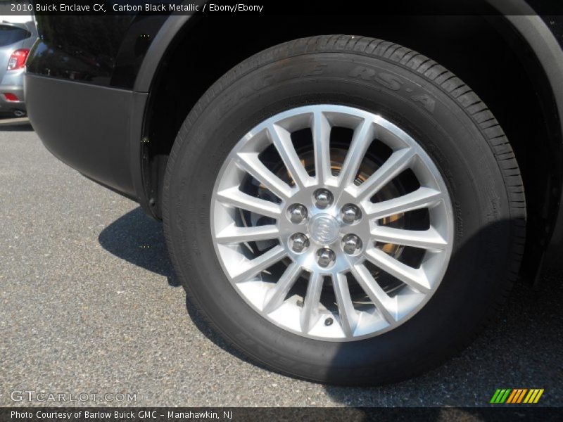 Carbon Black Metallic / Ebony/Ebony 2010 Buick Enclave CX