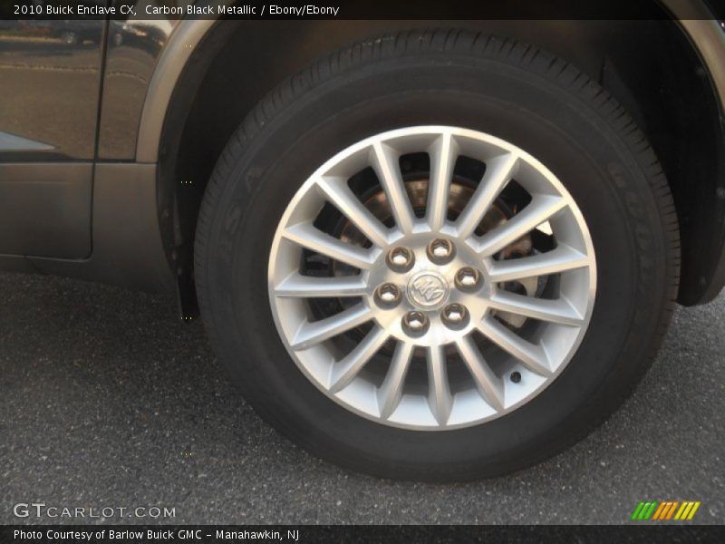 Carbon Black Metallic / Ebony/Ebony 2010 Buick Enclave CX