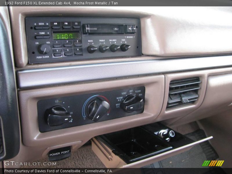 Mocha Frost Metallic / Tan 1992 Ford F150 XL Extended Cab 4x4