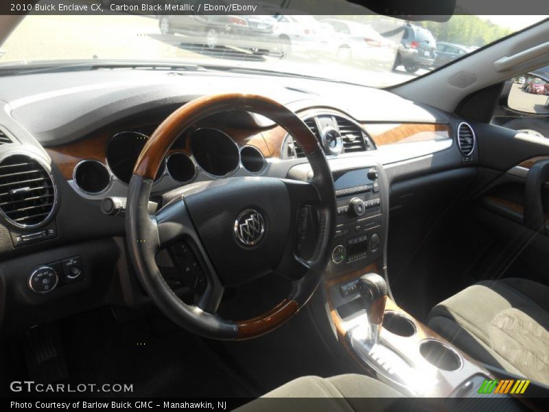 Carbon Black Metallic / Ebony/Ebony 2010 Buick Enclave CX