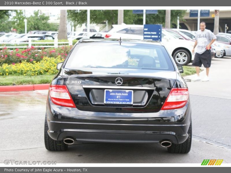 Black / Black 2010 Mercedes-Benz C 300 Sport