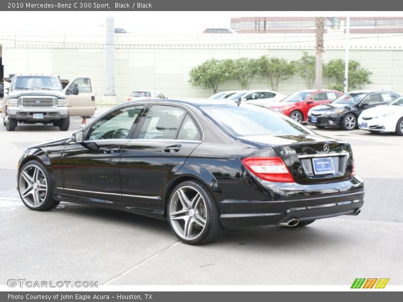 Black / Black 2010 Mercedes-Benz C 300 Sport