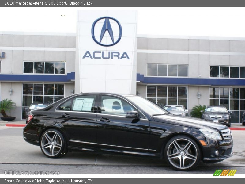 Black / Black 2010 Mercedes-Benz C 300 Sport