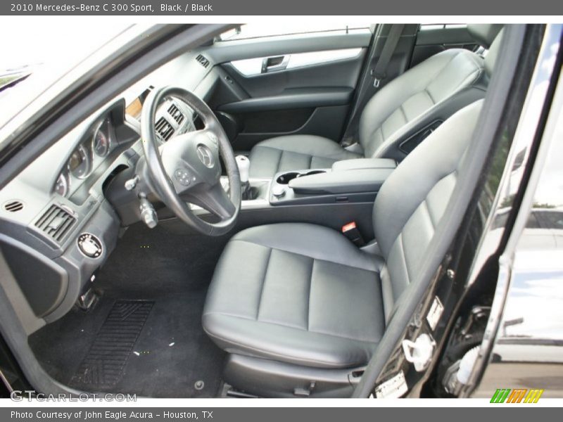 Black / Black 2010 Mercedes-Benz C 300 Sport
