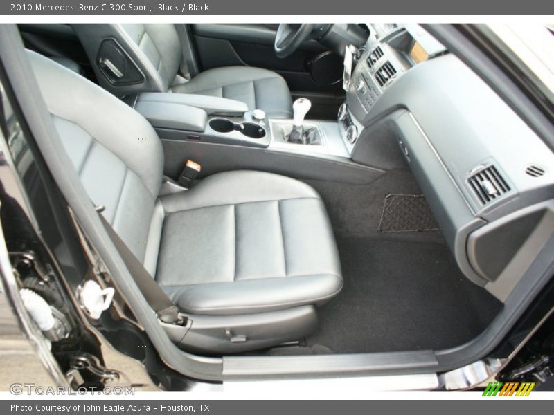 Black / Black 2010 Mercedes-Benz C 300 Sport
