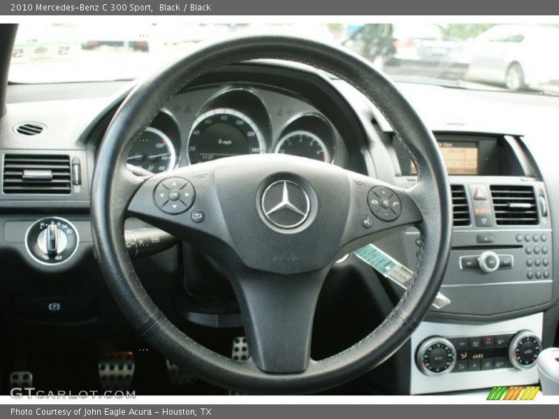 Black / Black 2010 Mercedes-Benz C 300 Sport