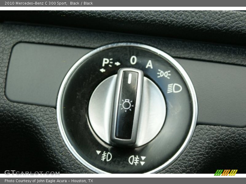 Black / Black 2010 Mercedes-Benz C 300 Sport