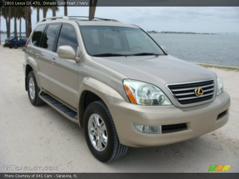 Dorado Gold Pearl / Ivory 2003 Lexus GX 470