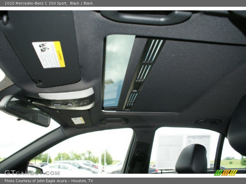 Black / Black 2010 Mercedes-Benz C 300 Sport