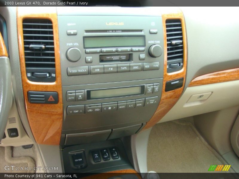 Controls of 2003 GX 470