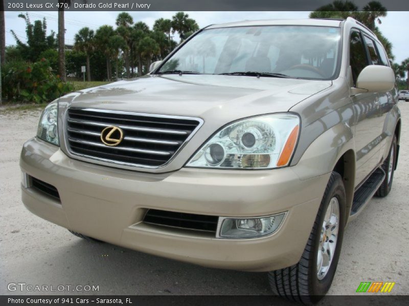Dorado Gold Pearl / Ivory 2003 Lexus GX 470