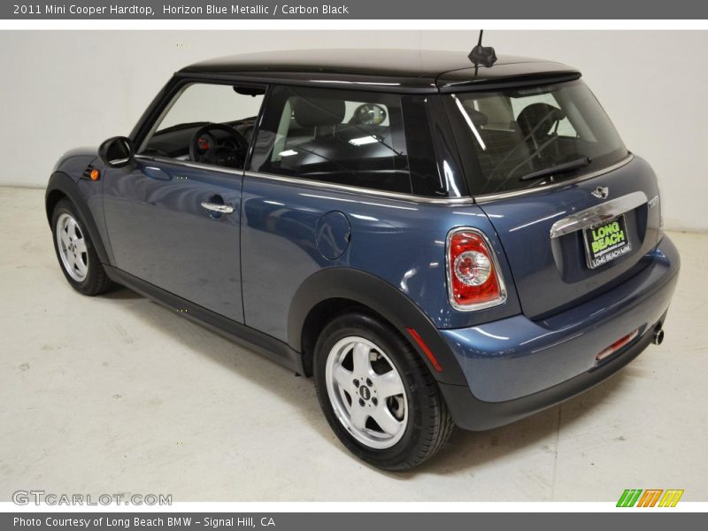 Horizon Blue Metallic / Carbon Black 2011 Mini Cooper Hardtop