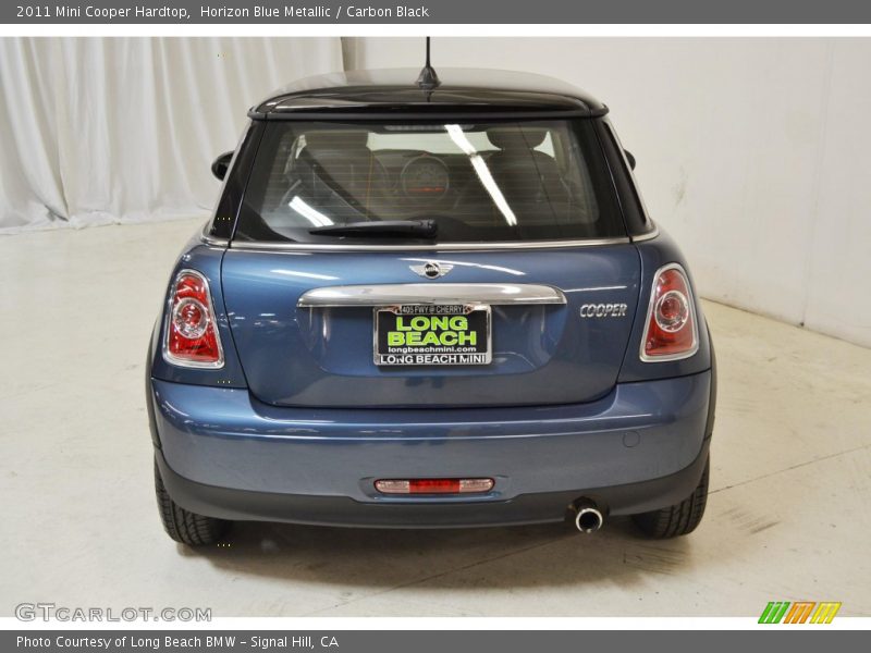 Horizon Blue Metallic / Carbon Black 2011 Mini Cooper Hardtop