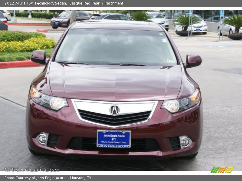 Basque Red Pearl / Parchment 2012 Acura TSX Technology Sedan