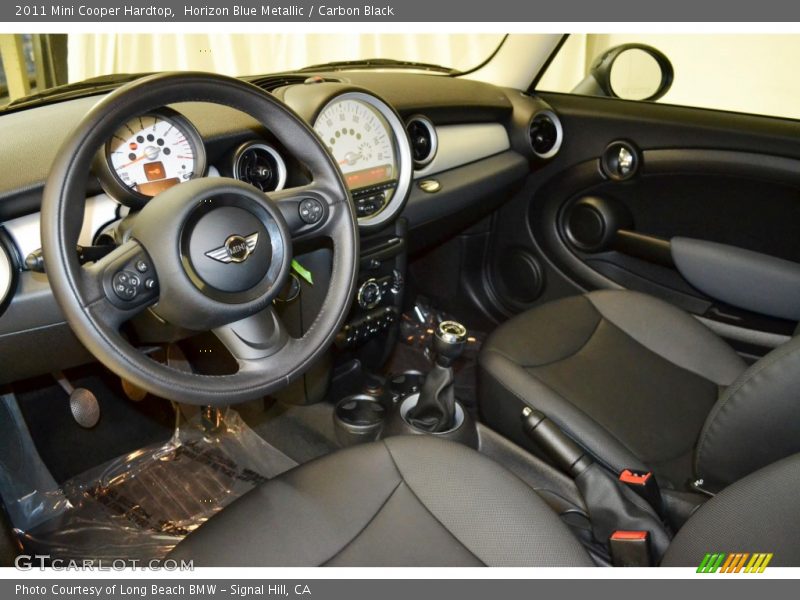 Horizon Blue Metallic / Carbon Black 2011 Mini Cooper Hardtop