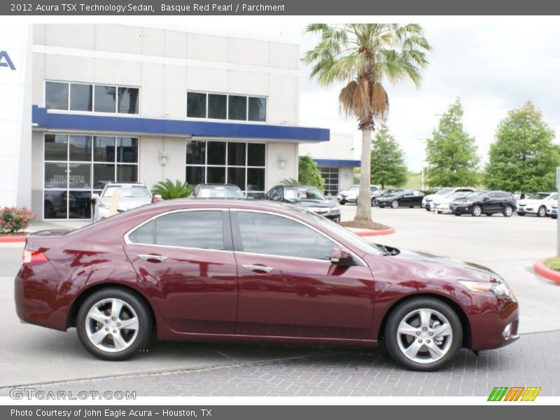 Basque Red Pearl / Parchment 2012 Acura TSX Technology Sedan