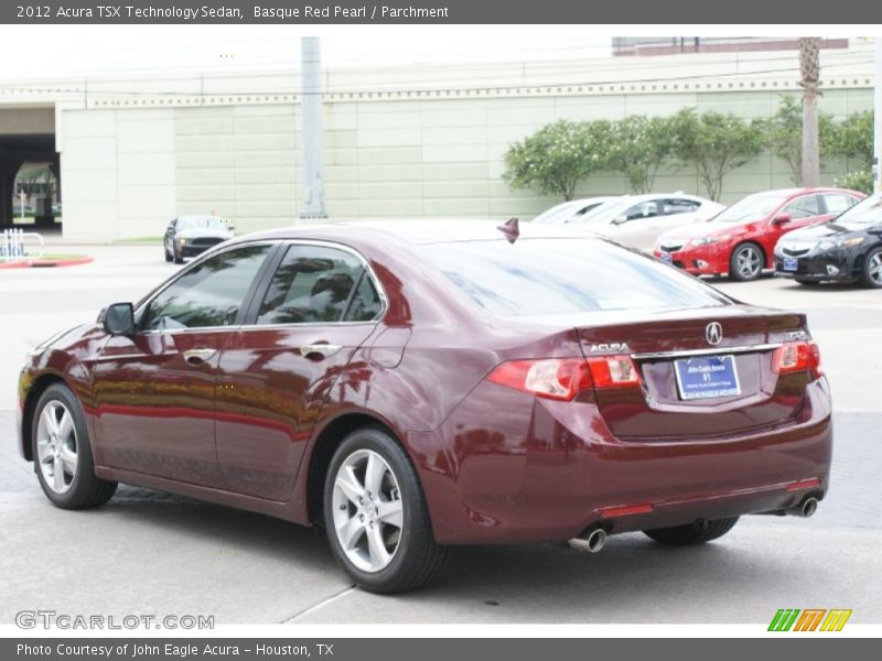Basque Red Pearl / Parchment 2012 Acura TSX Technology Sedan