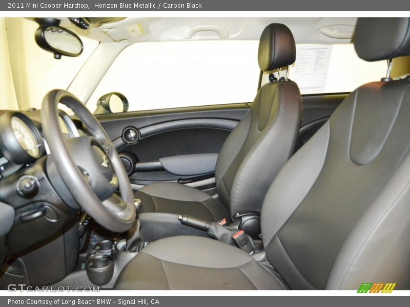 Horizon Blue Metallic / Carbon Black 2011 Mini Cooper Hardtop