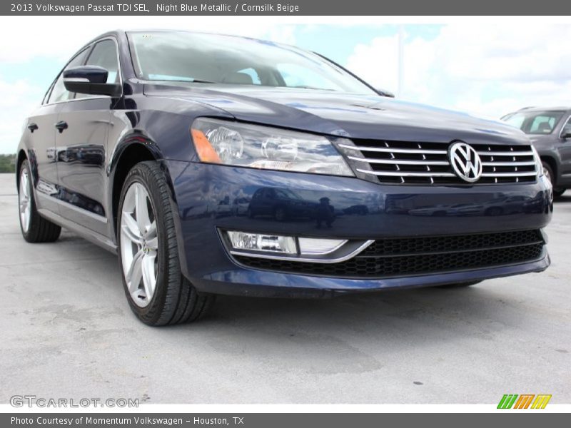 Night Blue Metallic / Cornsilk Beige 2013 Volkswagen Passat TDI SEL