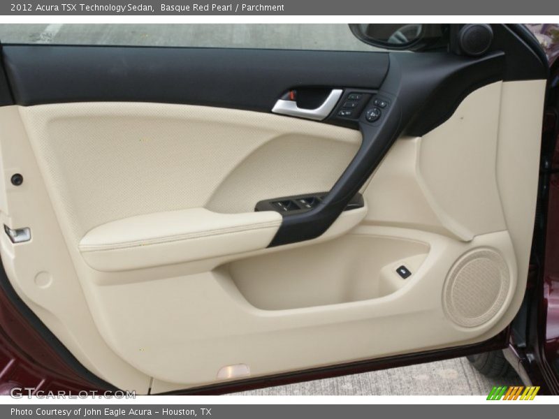 Basque Red Pearl / Parchment 2012 Acura TSX Technology Sedan