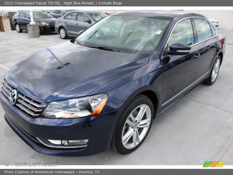Night Blue Metallic / Cornsilk Beige 2013 Volkswagen Passat TDI SEL