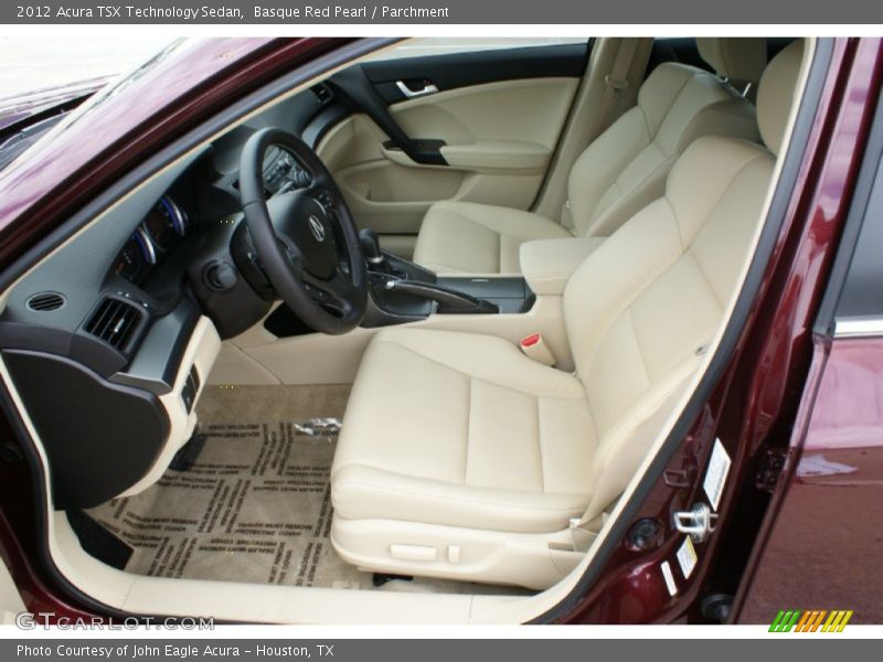 Basque Red Pearl / Parchment 2012 Acura TSX Technology Sedan