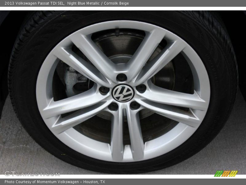 Night Blue Metallic / Cornsilk Beige 2013 Volkswagen Passat TDI SEL