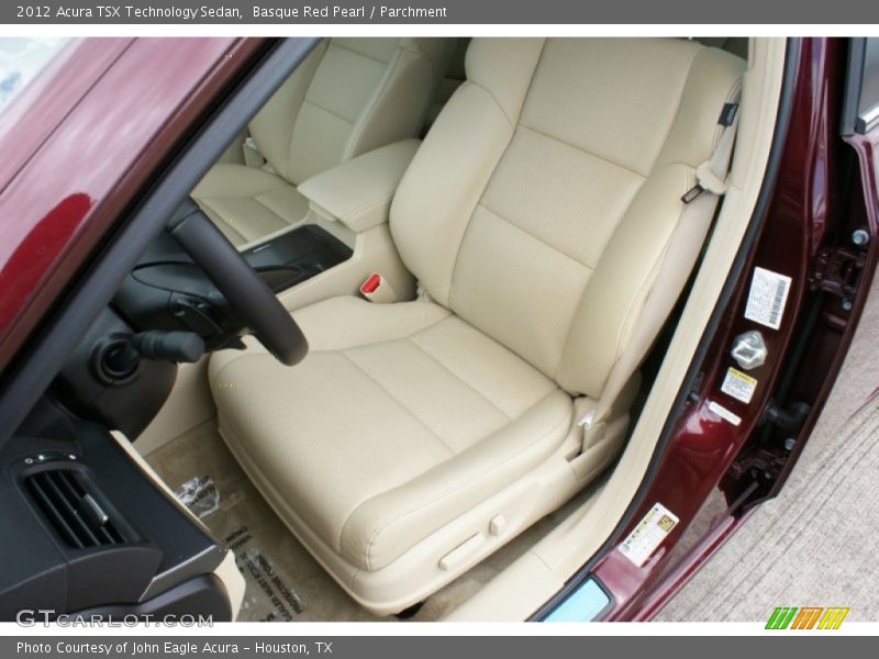 Basque Red Pearl / Parchment 2012 Acura TSX Technology Sedan