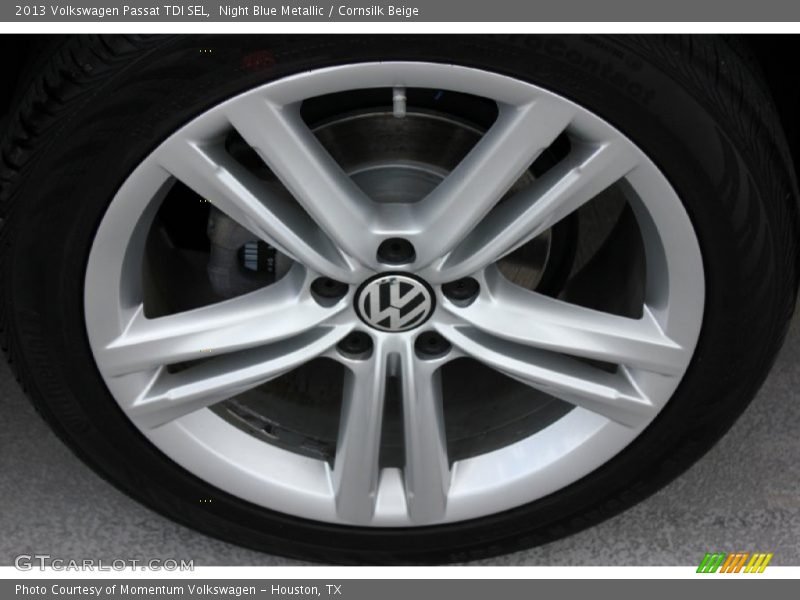 Night Blue Metallic / Cornsilk Beige 2013 Volkswagen Passat TDI SEL