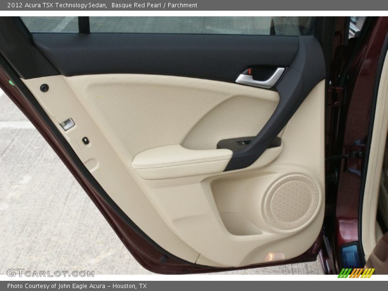 Basque Red Pearl / Parchment 2012 Acura TSX Technology Sedan