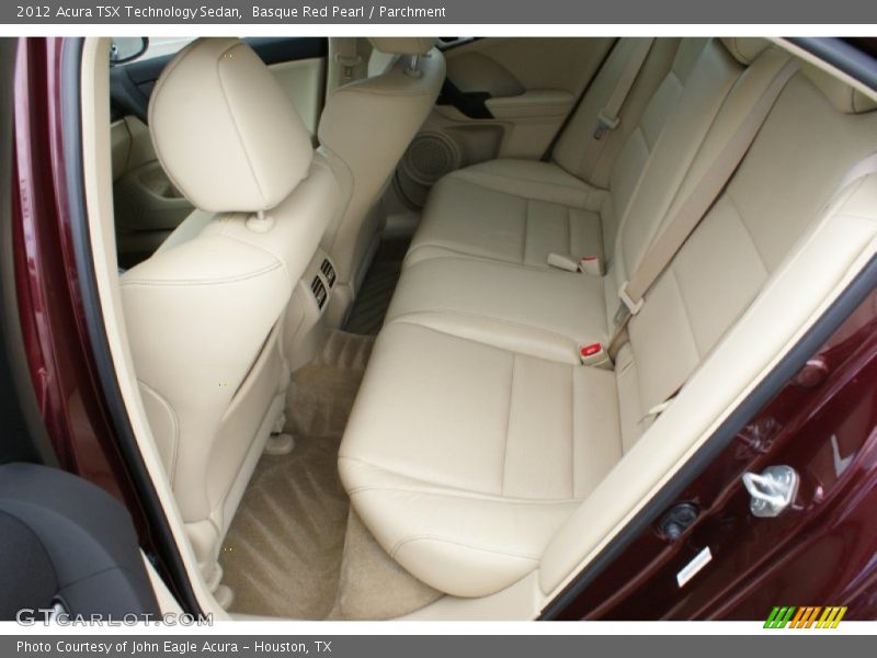 Basque Red Pearl / Parchment 2012 Acura TSX Technology Sedan