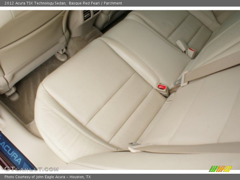 Basque Red Pearl / Parchment 2012 Acura TSX Technology Sedan