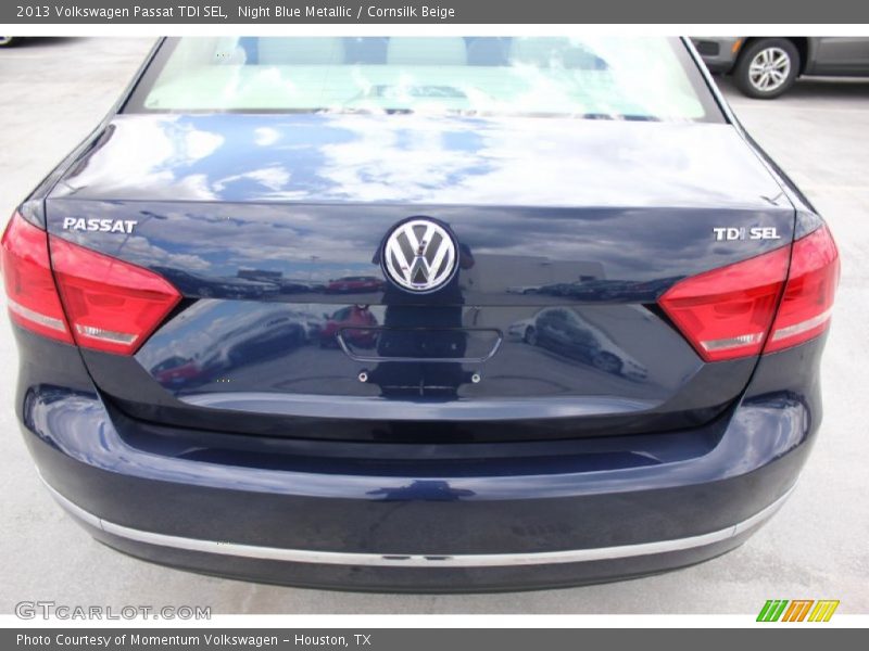 Night Blue Metallic / Cornsilk Beige 2013 Volkswagen Passat TDI SEL