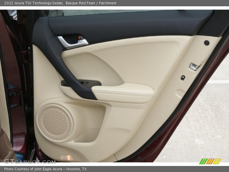 Basque Red Pearl / Parchment 2012 Acura TSX Technology Sedan