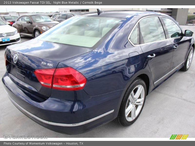 Night Blue Metallic / Cornsilk Beige 2013 Volkswagen Passat TDI SEL