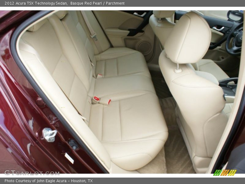 Basque Red Pearl / Parchment 2012 Acura TSX Technology Sedan
