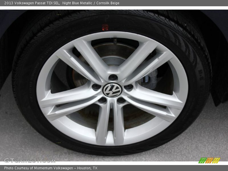 Night Blue Metallic / Cornsilk Beige 2013 Volkswagen Passat TDI SEL