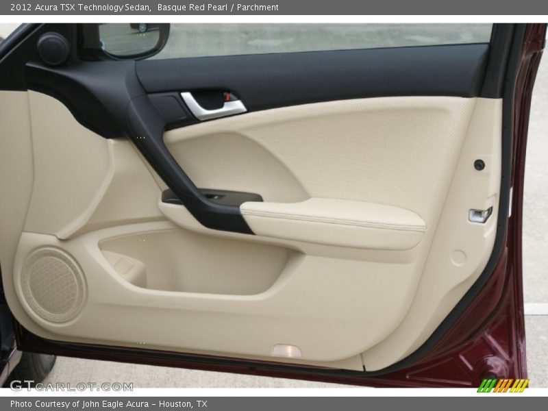 Basque Red Pearl / Parchment 2012 Acura TSX Technology Sedan